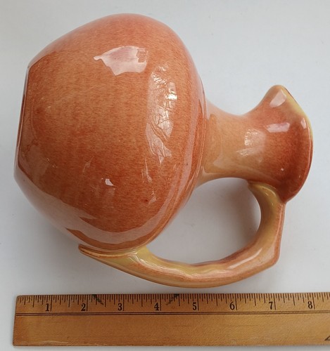 Franciscan Gladding McBean El Patio Golden Glow Open Carafe Jug 1934-1947 - 第 8/10 張圖片