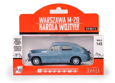 Warszawa M-20 Auto polnischer Papst Johannes Paul II 1958-1977 Modell Diecast Maßstab 1:43