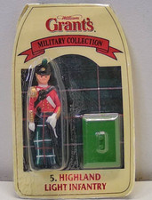 WILLIAM GRANT'S MILITARY COLLECTION - NO.5 - HIGHLAND LIGHT INFANTRY - DIECAST