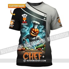 Custom Name Chef Shirt, Chef Halloween, Chef Shirt, Cooking Love T-Shirt S118