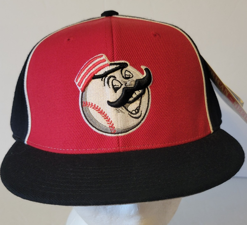 Cincinnati Reds Mr Red Fitted Hat Size 7 1/4 Cooperstown Collection (NEW W/TAGS)