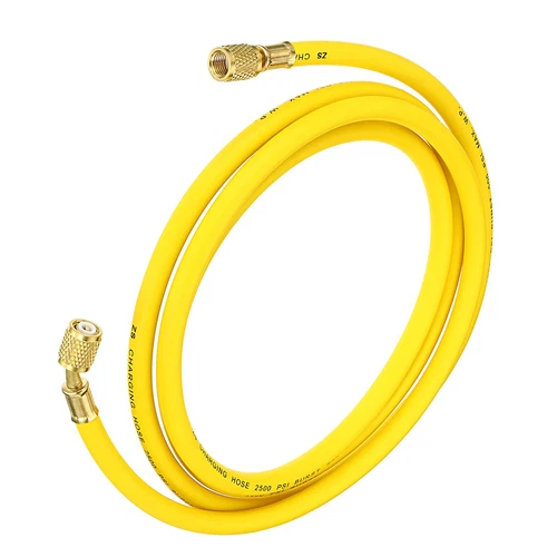 1/4 SAE Refrigerant Charging Hose 8ft 500PSI 2500PSI Manifold Gauge Hose