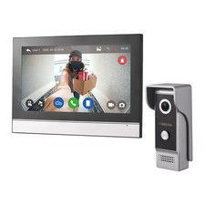 WiFi Video Intercom System, Video Doorbell Camera with Monitor Wireless,1080P...