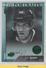 2017 Upper Deck Portraits Rookies Green Calle Rosen #P-102 Rookie RC READ 01ks