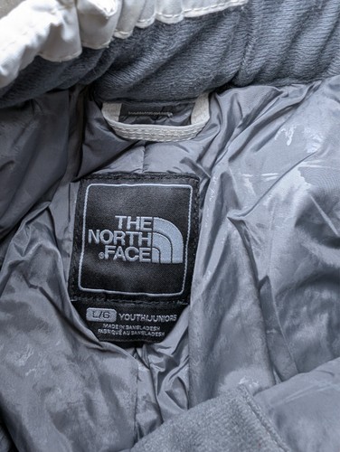 The North Face Snow Pants Youth/Junior L White Hyvent Insulated Cargo Ski - Picture 3 of 8
