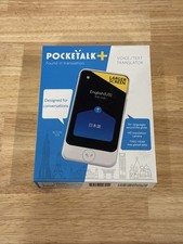 Pocketalk S Plus Instant Two-Way VOICE TRANSLATOR with Camera Image Translation