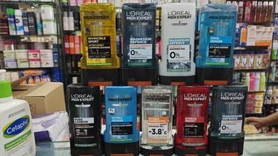 2 x 300ml L'Oreal Men Expert Shower Gel Body Wash Recycled Bottle