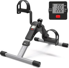 Lightweight  Foldable Under Desk Bike Pedal Exerciser   Ideal for Home/Office