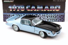 CHEVROLET Camaro Rally Sport Coupe Blue metallic 1978 1/18 GreenLight 13664