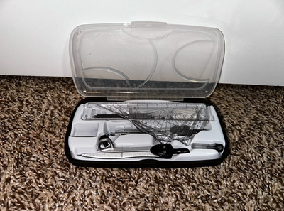 Geometry Math Tool Kit Compass Protractor Etc. 
