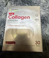 EneriWell Multi Collagen Complex 5X Liquid Shots 30x10ml Lemon Halal Women