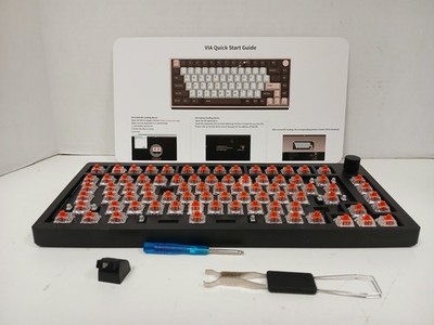 Inland MK Pro V2 Barebone Wireless Mechanical Keyboard, Black  *FOR PARTS*  (#1)