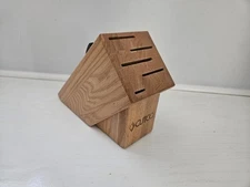 Cutco Slot Knife Block Light Oak Wood