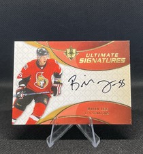 2008-09 Ultimate Collection Ultimate Signatures Brian Lee #US-LE Ottawa Senators