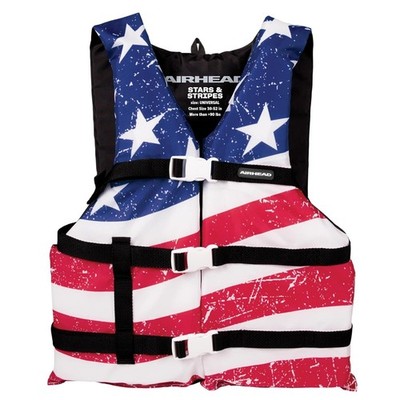 USCG Approved Schwimmweste für Erwachsene & Kinder, Stars Stripes Sport Schwimmweste
