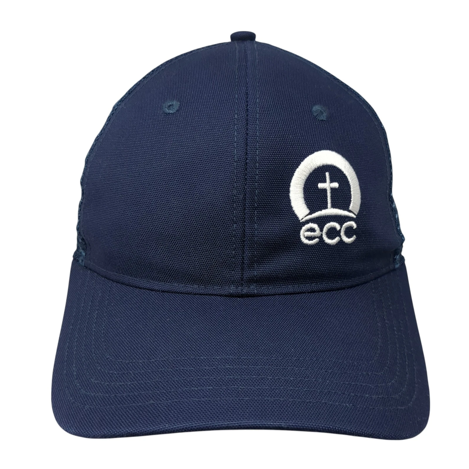 ECC Snapback Mesh Back Trucker Hat Blue One Size Embroidered Carhartt