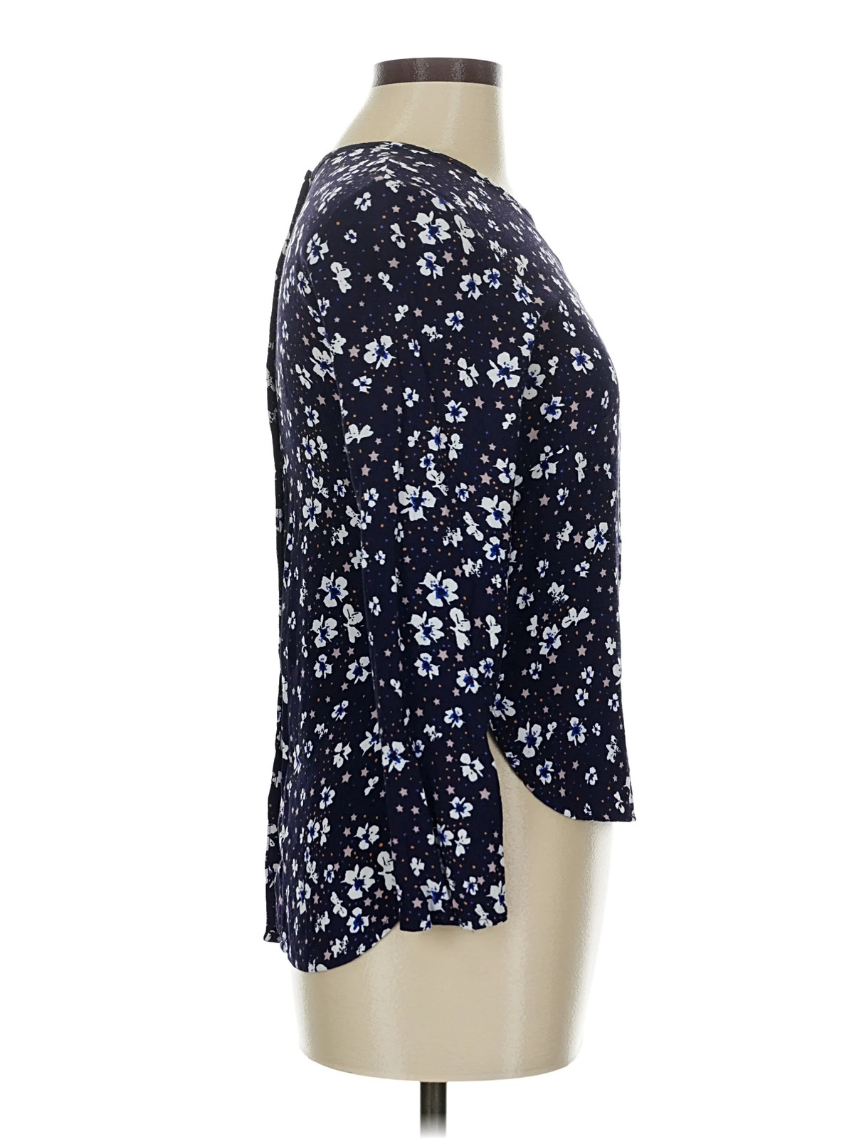 H&M Women Blue Long Sleeve Top 6 thumbnail 3