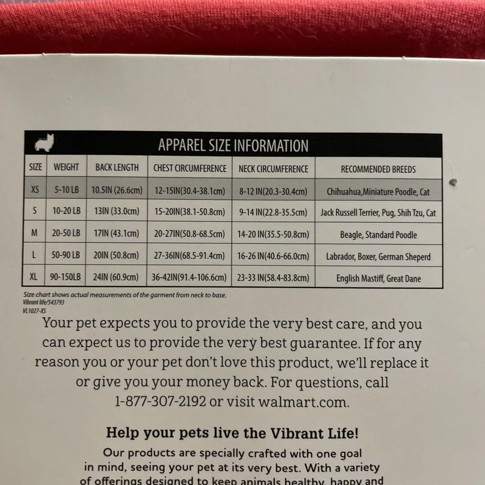 Vibrant Life Pet Tshirt Extra Small 5-10lb Dog/cat Shirt Sloppy Kisser - Image 3 of 4