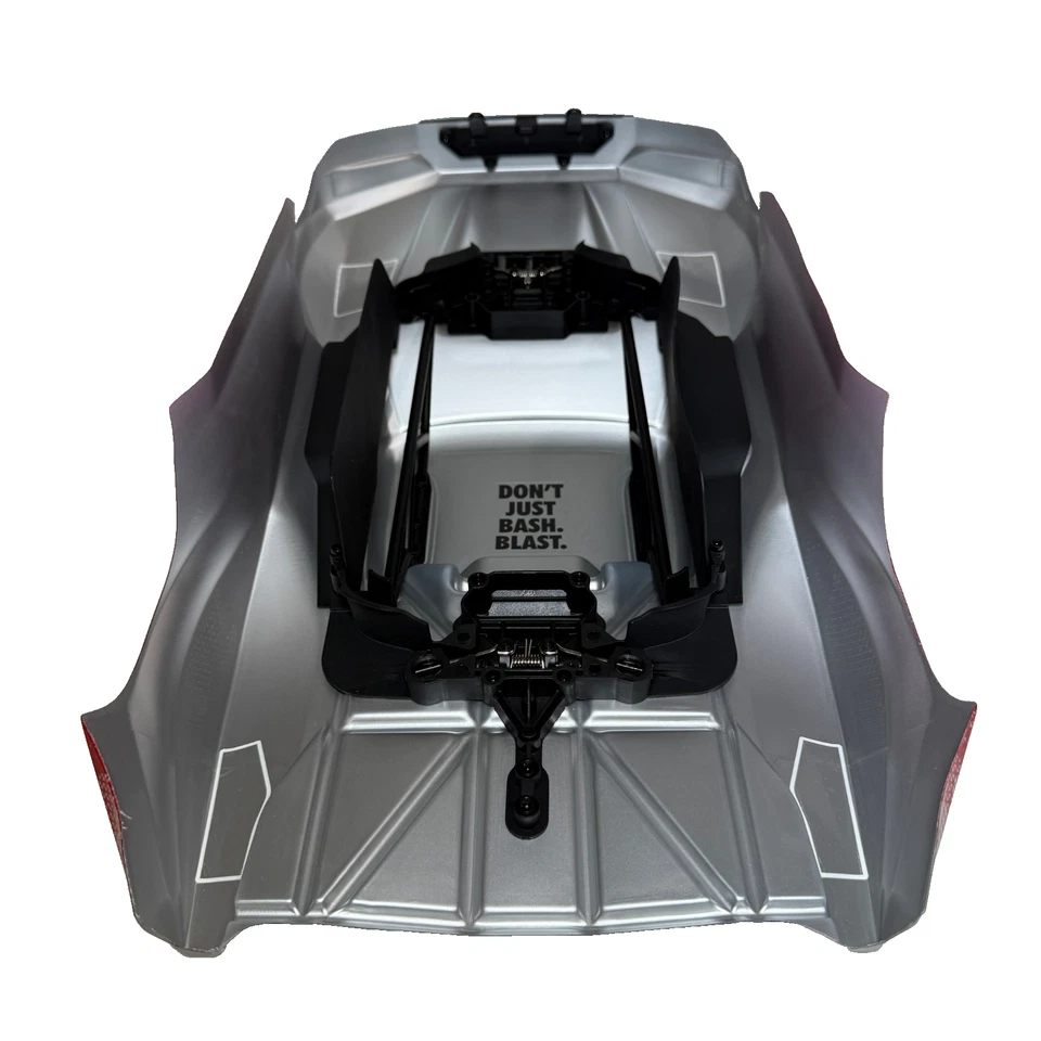 Cuerpo Arrma Senton 4X4 BLX 223s V4 CLIPLESS PINTADO ROJO NEGRO CALCOMANÍA CARROCERÍA CARCASA Foto 2 de 4