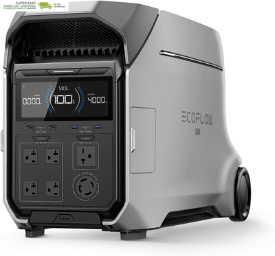 Pro 3 Portable Power Station, 4096Wh LFP Battery, Expandable to 48Kwh, 120/240V