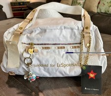 New Tokidoki for LeSportsac White Gionco Bianco Shoulder Bag Purse Handbag