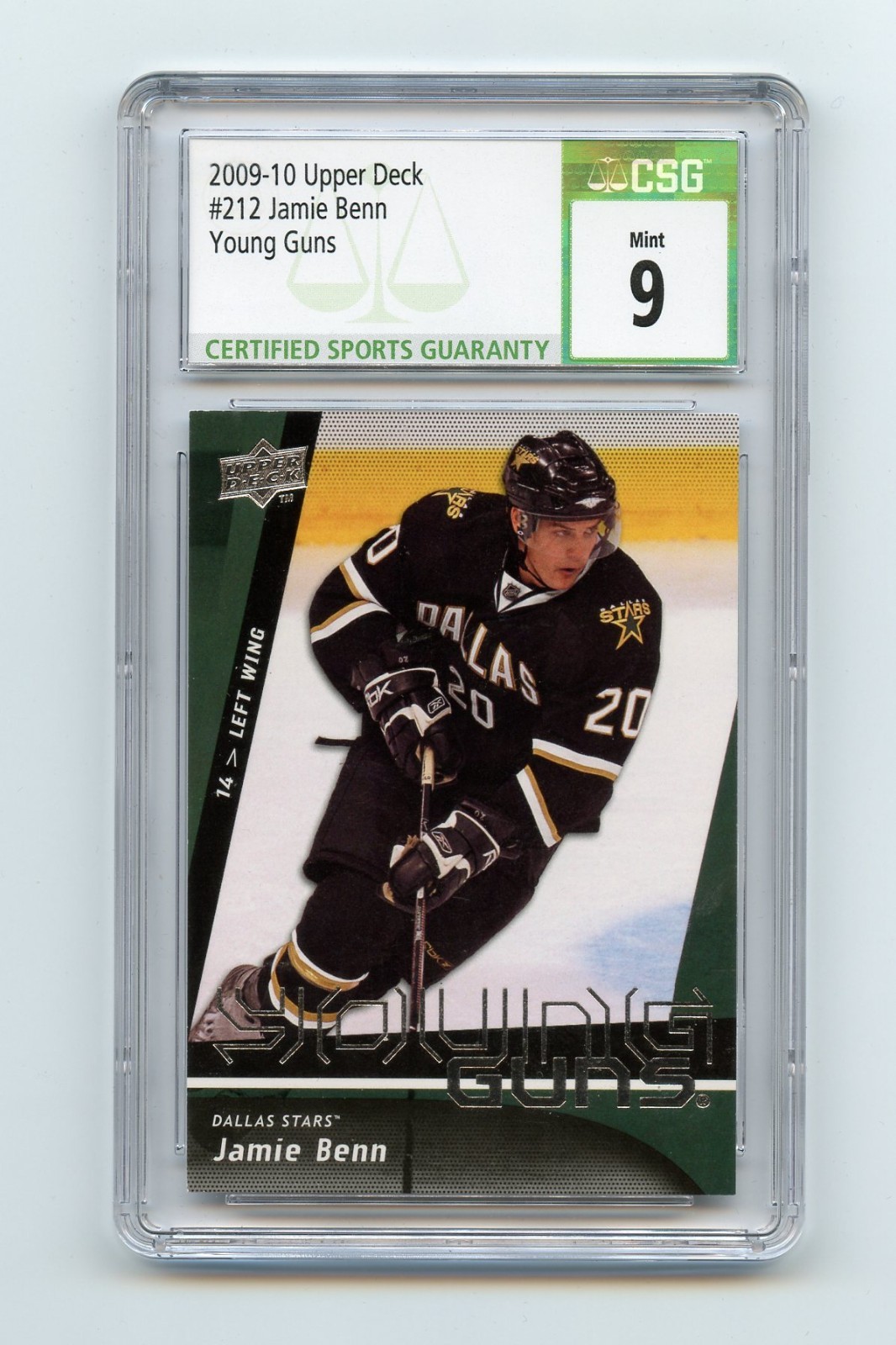 2009-10 Upper Deck - Young Guns Jamie Benn #212 (RC)