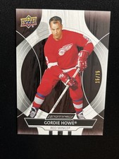 2025 UD Engrained Icons Hockey Mahogany Parallel 47 Gordie Howe /75
