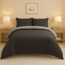 Luxury Reversible Duvet Quilt Cover Printed Single Double King Size Bedding Set