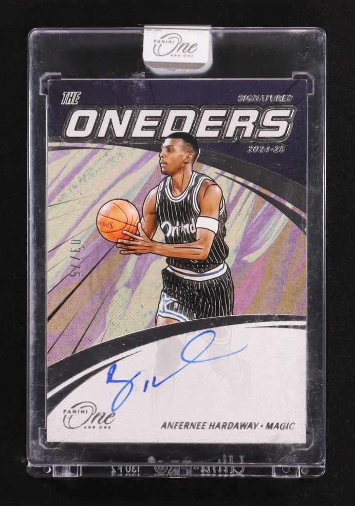 Panini Anfernee Hardaway Basketball Autographed Sports Trading