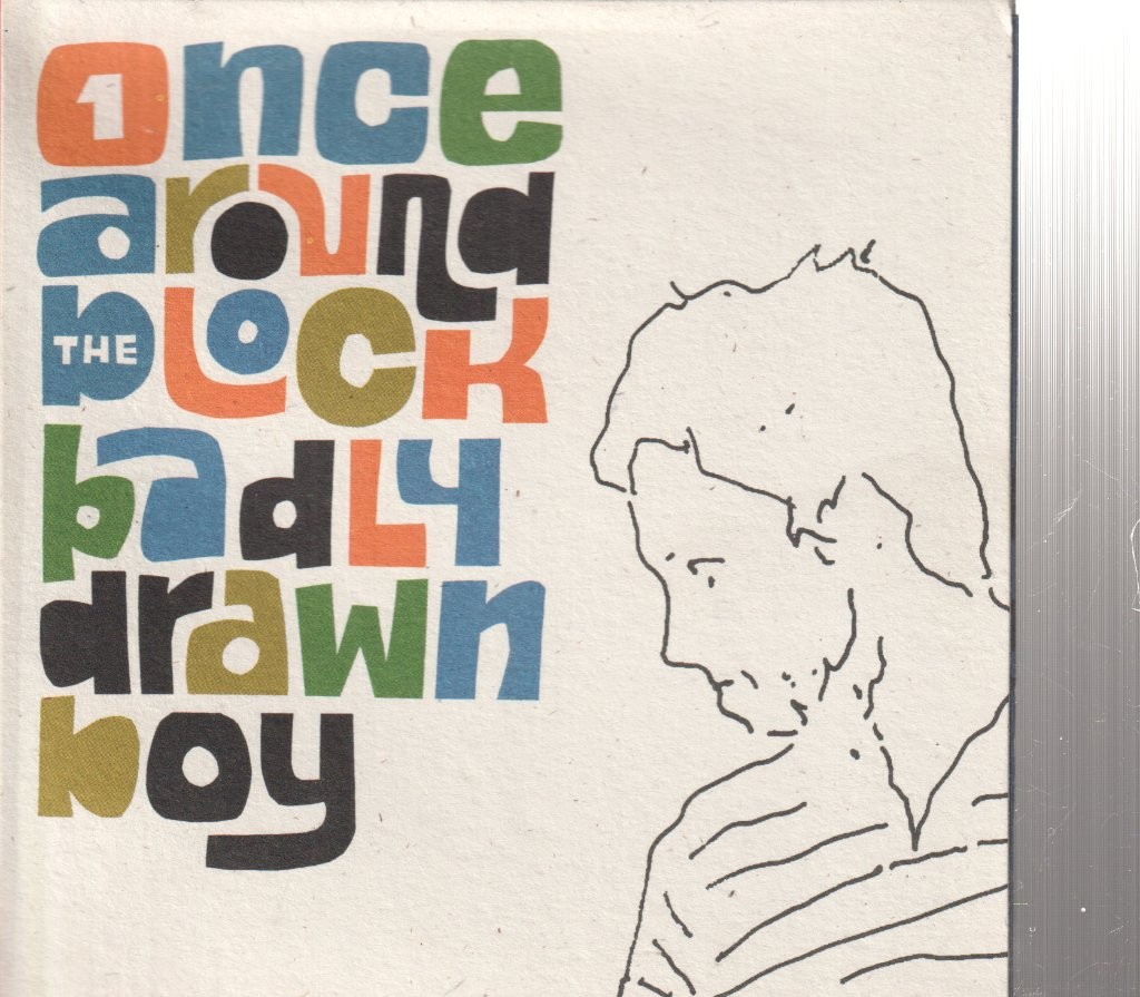 Badly Drawn Boy Once Around the Block CD UK Twisted Nerve 1999 single with inner
