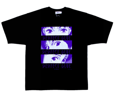 Atmos x Perfect Blue T-Shirt XL Black Satoshi Kon Anime Japan