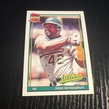1991 Topps - Dave Henderson #144