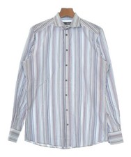 DOLCE&GABBANA Dress Shirts BluexBrownxWhiteetc.(Stripe Pattern) 2200641852022