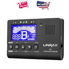 Metronome Tuner Digital 3 in 1 with Tone Generator for Guitar Bass Violin Wind