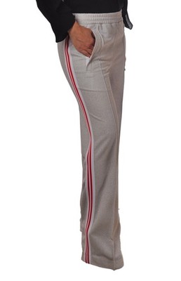 Dondup Damen Hose weites Bein silber Größe S-M