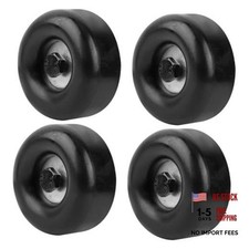 Trailer Ramp Door Bumpers Replacement, Round Rubber - 4pcs