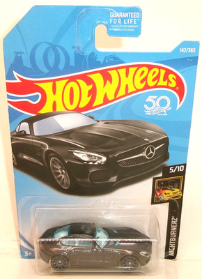 2018 HOT WHEELS 50th ANNIVERSARY HW NIGHTBURNERZ 5/10 BLACK '15