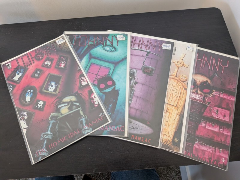 Johnny the Homicidal Maniac Comic Book (Original Owner) Lot Of 5