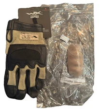 Wiley X Hybrid Coyote XL G241, Removable Knuckle Tactical Gloves, 1 pair