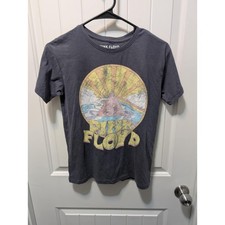 Girls Pink Floyd Short Sleeve Graphic T Shirt Black Size L 10-12