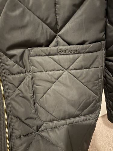 Barbour Stella Quilt Jacket, Black, Size UK 8, New - Picture 4 of 11