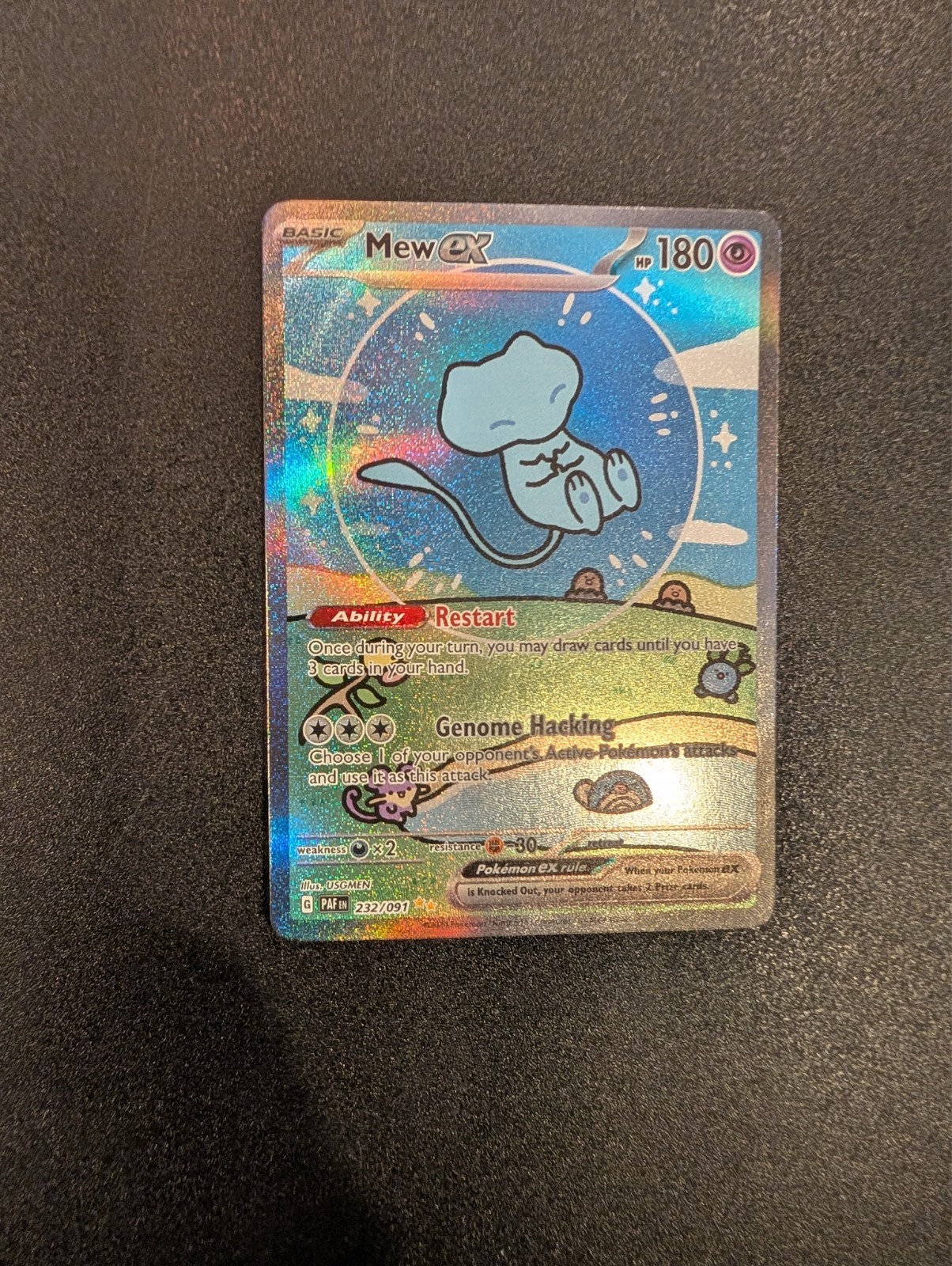Mew ex 2024 Scarlet & Violet: Paldean Fates #232/091 Special