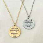 Free Engraved Necklace Circle Pendant Charm Personalised Birthday Jewellery Gift