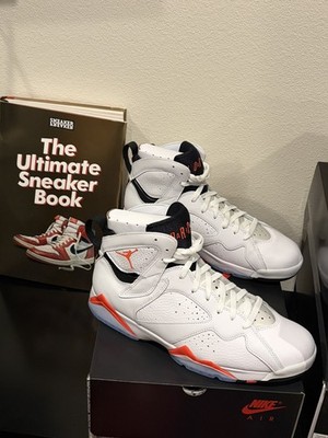 Nike Air Jordan VII 7 Retro White Infrared Crimson Red Black CU9307-160 Men's