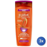 3X Elvive Shampoo 285 Ml. ÖL Locken