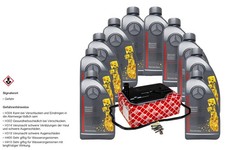 10 L ATF Getriebe&ouml;l MB 236.15 FEBI Getriebe&ouml;lfilter f&uuml;r Mercedes-Benz C-Klasse