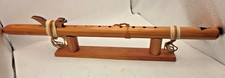 High Spirits Native American Indian Cedar Wood Pocket Flute In G With Stand 23"