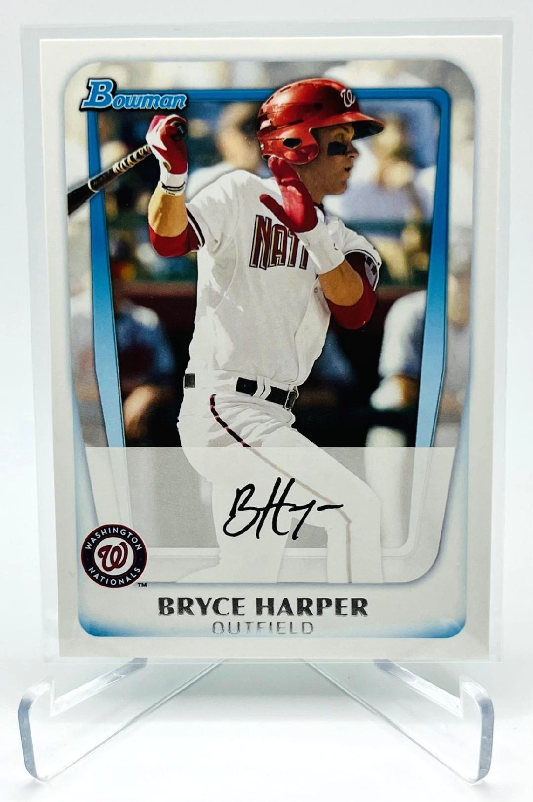 2011 Bowman Bryce Harper BP1 Washington Nationals Rookie Card RC Raw MLB