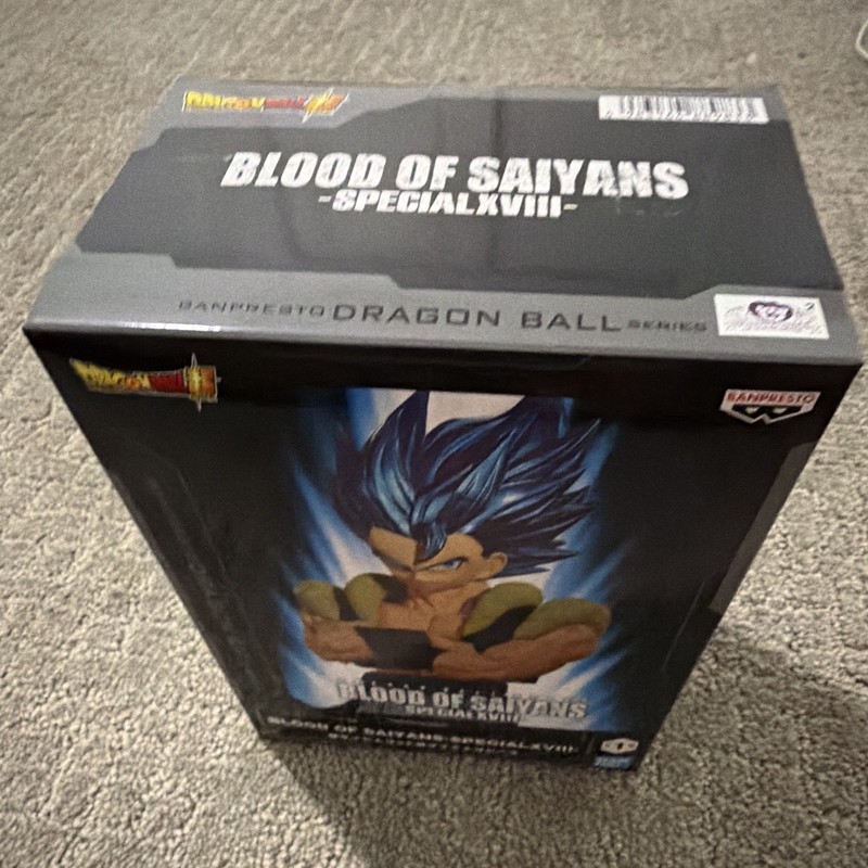 BANPRESTO Dragon Ball Super Gogeta Figure BLOOD OF SAIYANS SPECIAL XVII