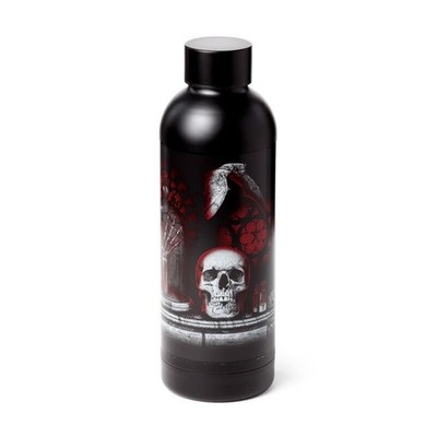 Puckator Gothica Thermoflasche Heiß/Kalt 530 ml Edelstahl Schwarz Neu